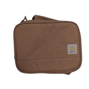 Carhartt Insulated Lunch Box Brown Canvas Utility Cooler Bag